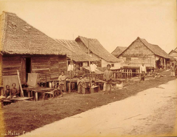 Malay attap kampong